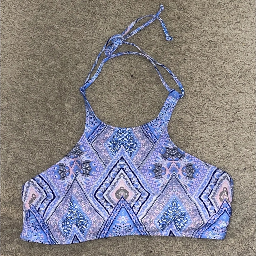 Xhiliration Tribal Print Bikini Top